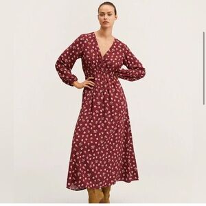 Mango viscose dress